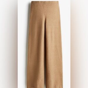 Stylish Tan Wide-Leg Pants